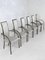 Chairs in Varnished Metal and Fabric from Belgo Chrom, 1980s, Set of 6 4