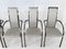 Chairs in Varnished Metal and Fabric from Belgo Chrom, 1980s, Set of 6 7