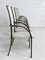 Chairs in Varnished Metal and Fabric from Belgo Chrom, 1980s, Set of 6, Image 2