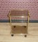 Vintage Side Table with Magazine Shelf in Chrome, 1970s 2