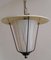 Mid-Century German Ceiling Lamp in Lantern Shape, 1950s, Image 3