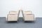 Mid-Century Bauhaus Armchairs in Beige Velvet attributed to Jozsef Peresztegi, Hungary, 1960s, Set of 2 9