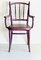 Vintage Painted Oak Armchair 1