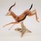 Gazelle en Porcelaine de Göbel, Allemagne, 1970s 1