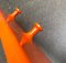 Mid-Century Space Age Orange Coat Rack, 1960s, Image 7