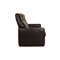 Leather Three-Seater Black Sofa from Laauser 8