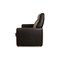 Leather Three-Seater Black Sofa from Laauser 10