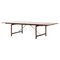 Dining Table in Rosewood and Steel attributed to Hans Wegner, 1960s, Image 1