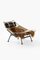 Lounge Chair in Metal and Sheepskin attributed to Hans Wegner, 1960s 3