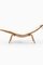 Lounge Chair in Oak and Sheepskin attributed to Hans Wegner, 1960s 4