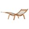Lounge Chair in Oak and Sheepskin attributed to Hans Wegner, 1960s, Image 1
