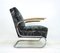 Vintage Cantilevered Anthracite Armchair, 1930s, Image 3