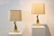 Art Sculpture Table Lamps in Brass by Philippe-Jean, 1970s, Set of 2 7