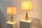Art Sculpture Table Lamps in Brass by Philippe-Jean, 1970s, Set of 2 9