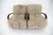 H 269 Armchairs in Sheepskin from Hala, 1940s, Set of 2, Image 9