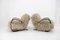 H 269 Armchairs in Sheepskin from Hala, 1940s, Set of 2 11