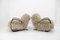 H 269 Armchairs in Sheepskin from Hala, 1940s, Set of 2, Image 11
