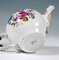 Théière Rococo Meissen avec Décoration Florale, 1950s 6