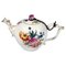 Rococo Meissen Tea Pot with Flower Decoration, 1950s 1