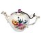 Rokoko Meissen Teekanne mit Blumendekor, 1950er 1