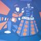 Block Colour Doctor Who Print attributed to Tom Baker, 1970s 2