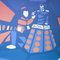 Block Colour Doctor Who Print attributed to Tom Baker, 1970s, Image 2