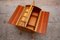 Modern Wooden Sewing Box with Storage, Germany, 1960s, Image 7