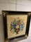 Flower Filled Urn, Painting on Velvet, 19th Century, Framed 9