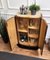 Italian Art Deco Burl Wood and Marble Top Cabinet, 1950s, Image 5