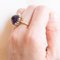 Vintage 14k Yellow Gold and Cabochon Cut Amethyst Ring, 1960s 12