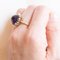 Vintage 14k Yellow Gold and Cabochon Cut Amethyst Ring, 1960s, Image 12