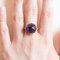 Vintage 14k Yellow Gold and Cabochon Cut Amethyst Ring, 1960s, Image 10