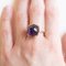 Vintage Amethyst Ring aus 14 Karat Gelbgold mit Cabochon Schliff, 1960er 11