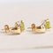 Vintage 14k Yellow and White Gold Peridot and Diamond Earrings, 1970s, Set of 2 4