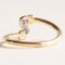 Vintage 18k Yellow Gold and White Gold Ring with Brilliant Cut Diamonds, 1940s, Image 6