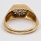 Vintage 18k Yellow Gold and Diamond Ring, 1970s 5