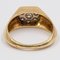 Vintage Ring aus 18 Karat Gelbgold & Diamanten, 1970er 5