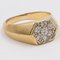 Vintage 18k Yellow Gold and Diamond Ring, 1970s, Image 3