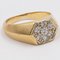 Vintage Ring aus 18 Karat Gelbgold & Diamanten, 1970er 3