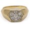 Vintage 18k Yellow Gold and Diamond Ring, 1970s, Image 1