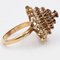 Vintage Ring aus 10 Karat Gelbgold & Granat, 1970er 4