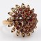 Vintage 10k Yellow Gold and Garnet Ring, 1970s, Image 3