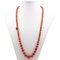 Vintage Red Coral Necklace with 18k Yellow Gold Susta, 1970s 1