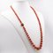 Vintage Red Coral Necklace with 18k Yellow Gold Susta, 1970s 2