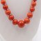 Vintage Red Coral Necklace with 18k Yellow Gold Susta, 1970s 3