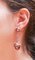 Ohrringe aus Emaille, Rubinen, Diamanten und Roségold & Silber, 1970er, 2 . Set 5