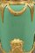 Jade Green Opaline and Gilded Brass Vases, 1880, Set of 2 7