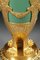 Jade Green Opaline and Gilded Brass Vases, 1880, Set of 2 9