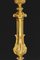 Vergoldete Bronze Kerzenständer mit Heiligen Dekoration, 19. Jh., 2er Set 7