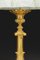 Vergoldete Bronze Kerzenständer mit Heiligen Dekoration, 19. Jh., 2er Set 6